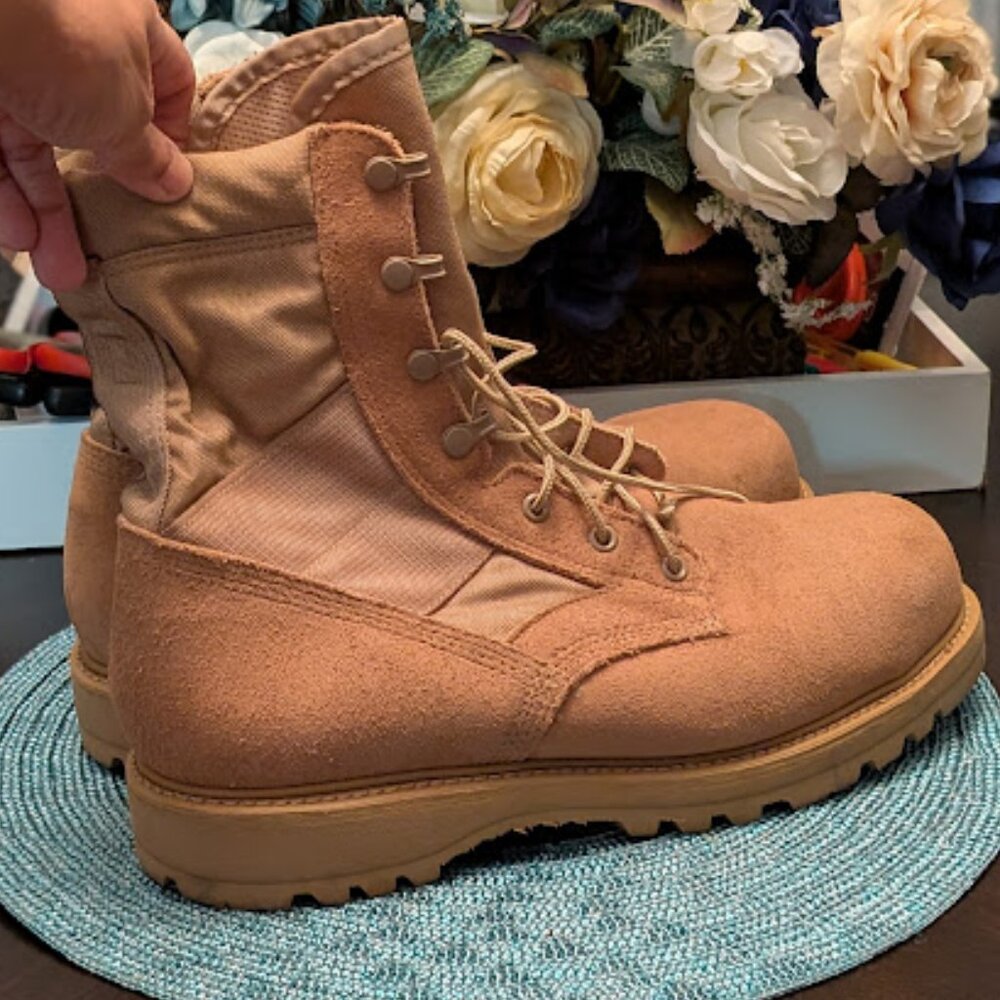 M2 MADE IN USA Genuine Leather Military Hot Weather Combat Boots